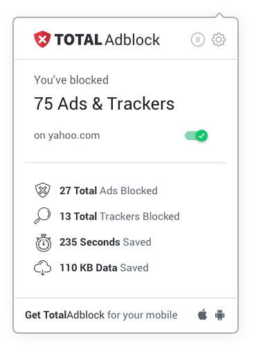 TotalAdblock extension